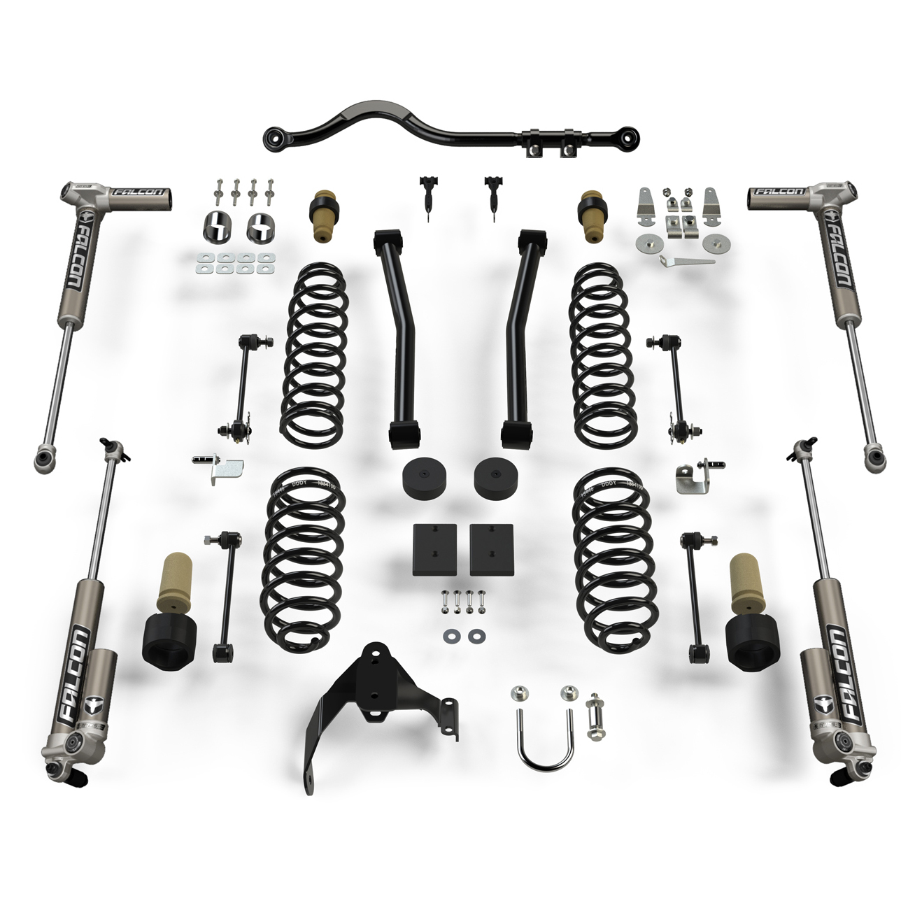 Teraflex JK 2dr: 2.5” Sport ST2 Suspension System & Falcon 3.1 Piggyback