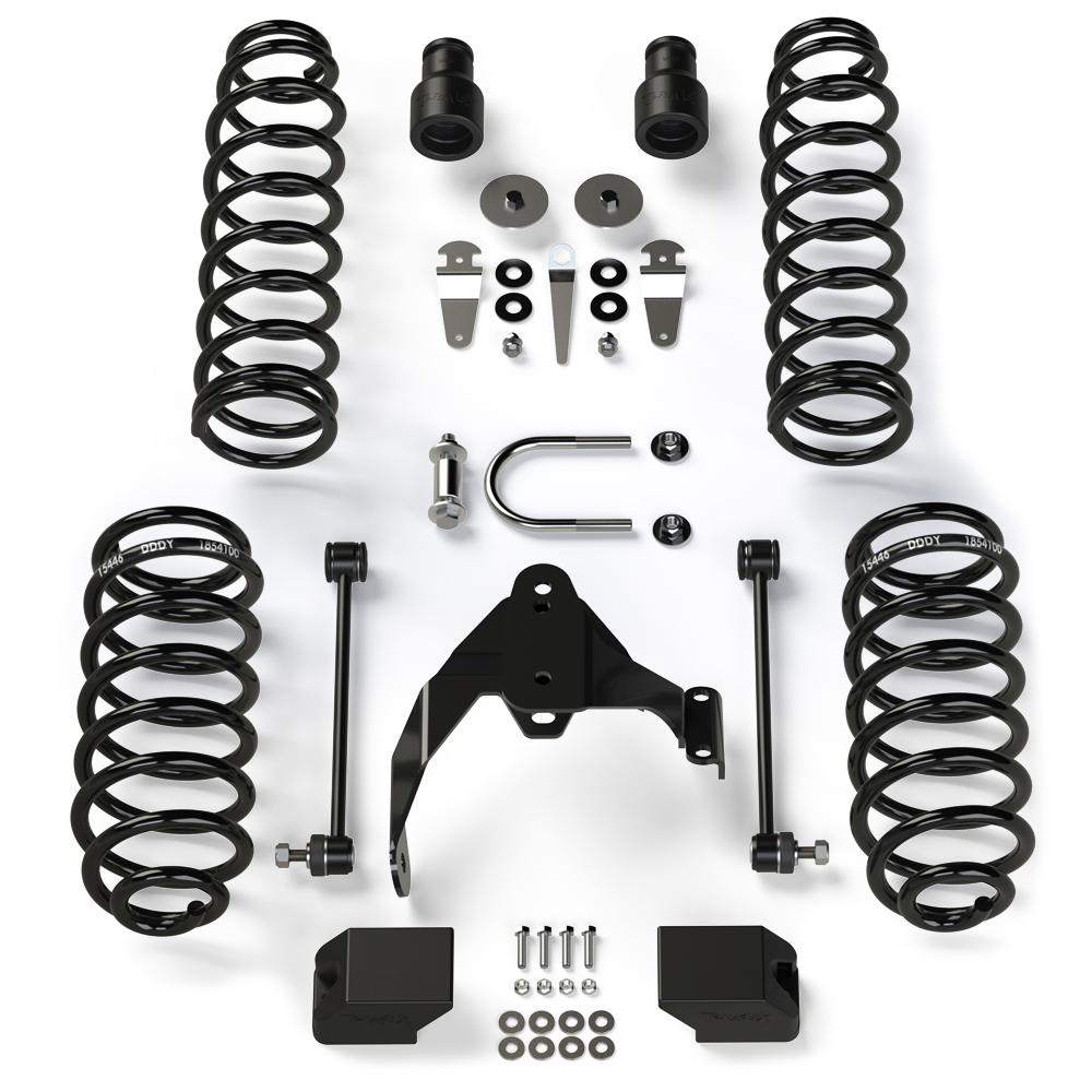 Teraflex JK 4dr: 2.5” Coil Spring Base Lift Kit