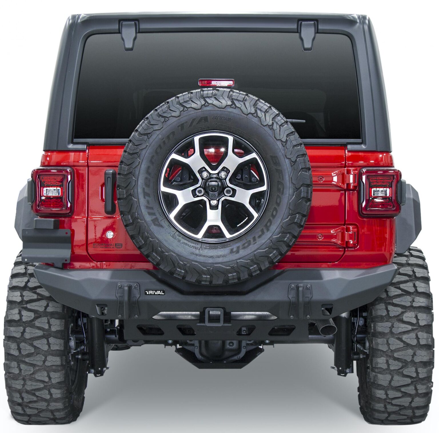 RIVAL 4x4 Stubby Rear Bumper (Jeep JL) Jeep Conversion Solutions